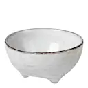 Nordic Sand Skål med fötter 11 cm Vit