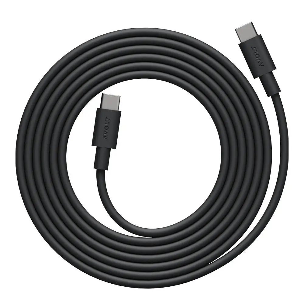 Cable 1 USB-C Kaapeli 2 m Stockholm Black