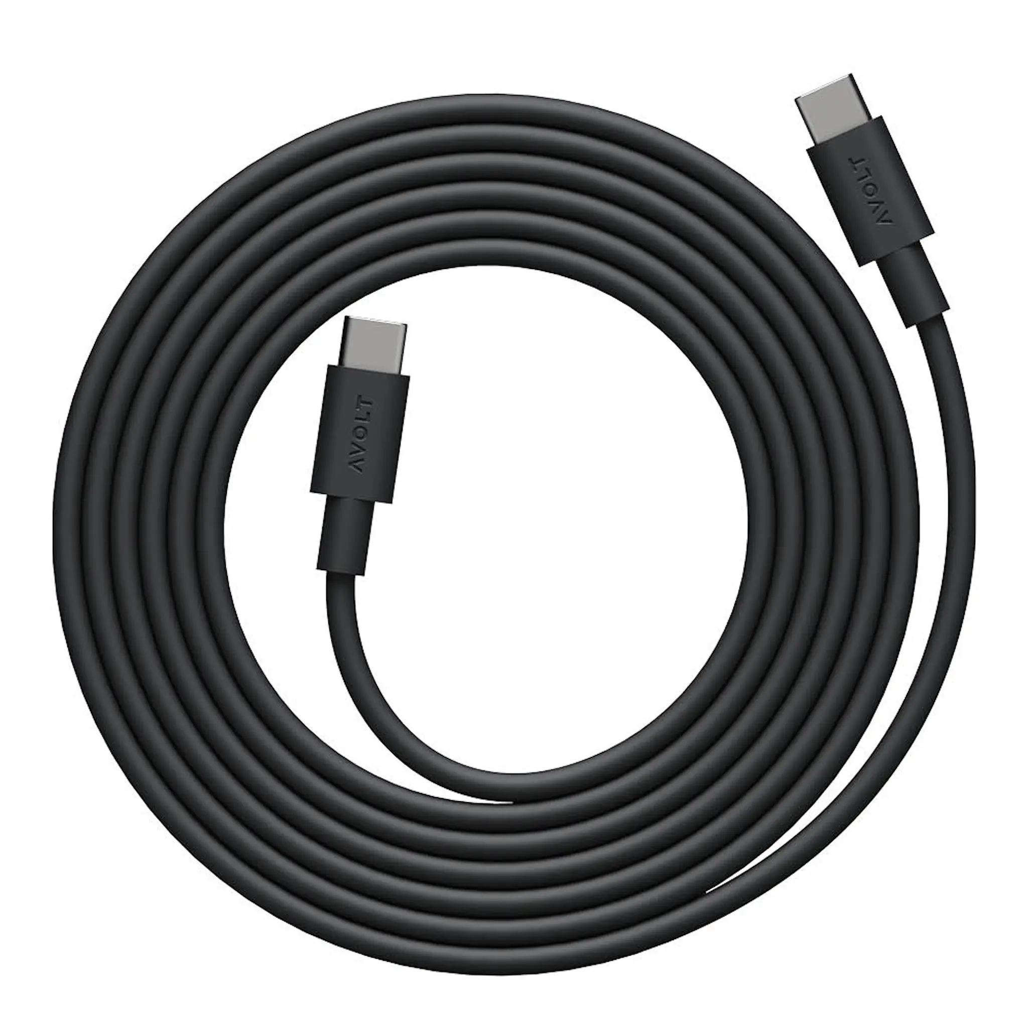 Avolt Cable 1 USB-C Kaapeli 2 m Stockholm Black