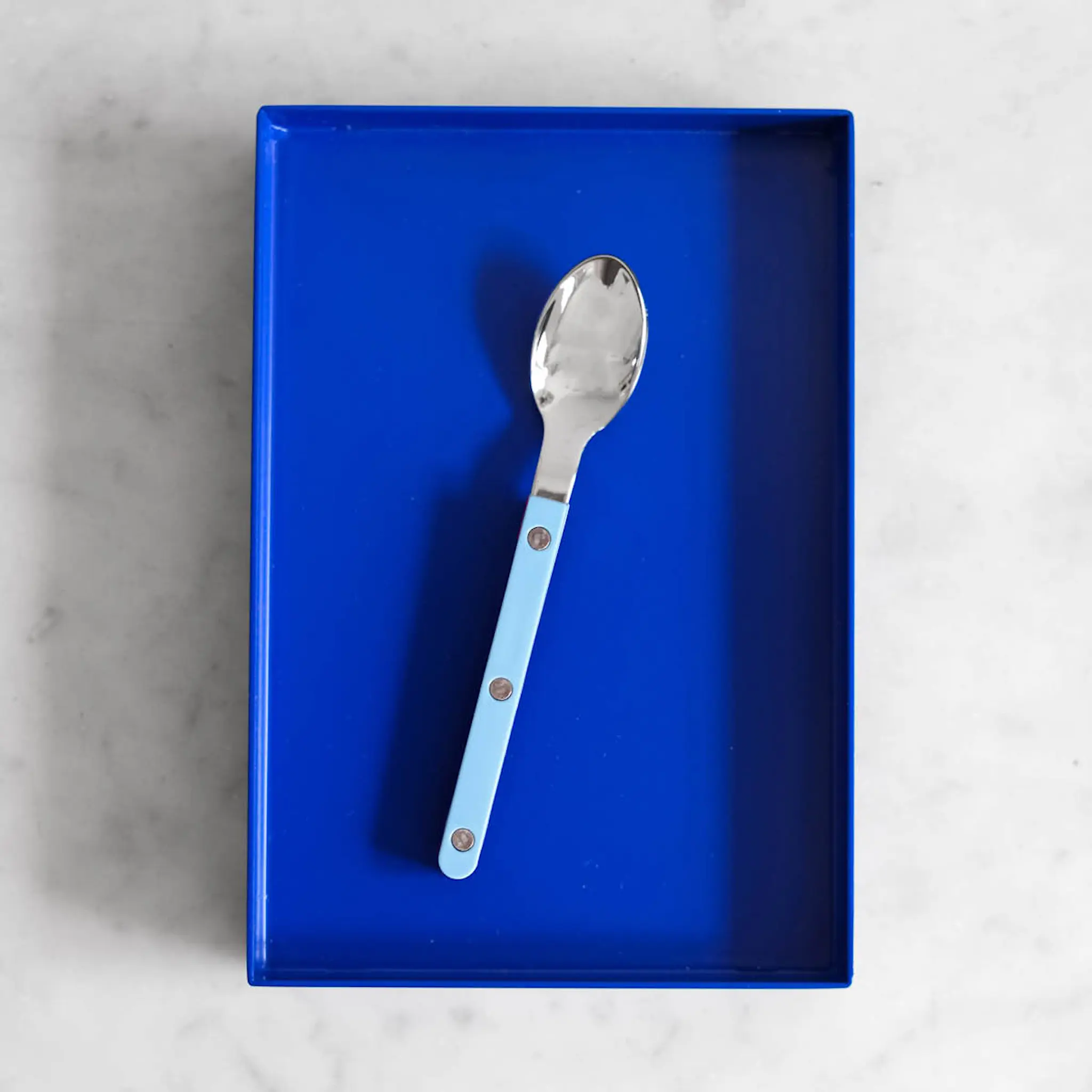 Sabre Bistrot espressolusikka 11 cm Bastel Blue