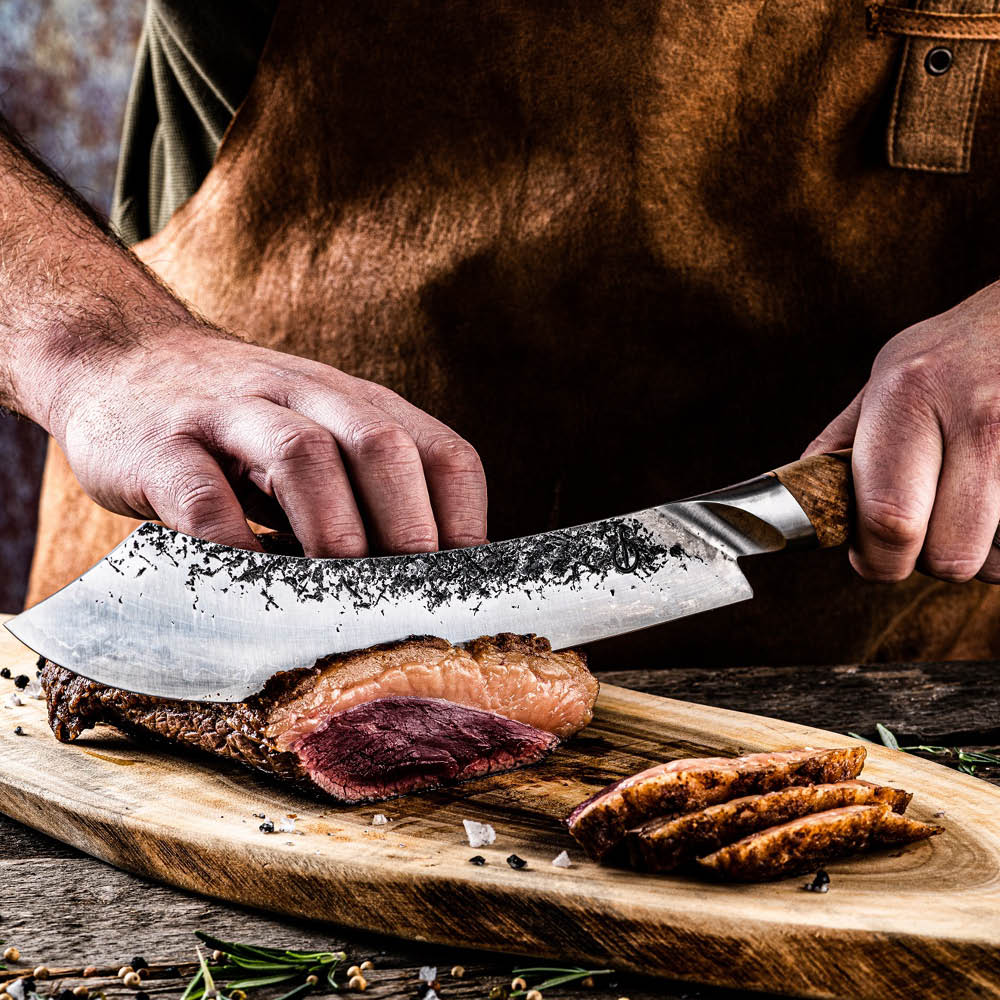 Forged Katai köttkniv 25,5 cm stål/trä