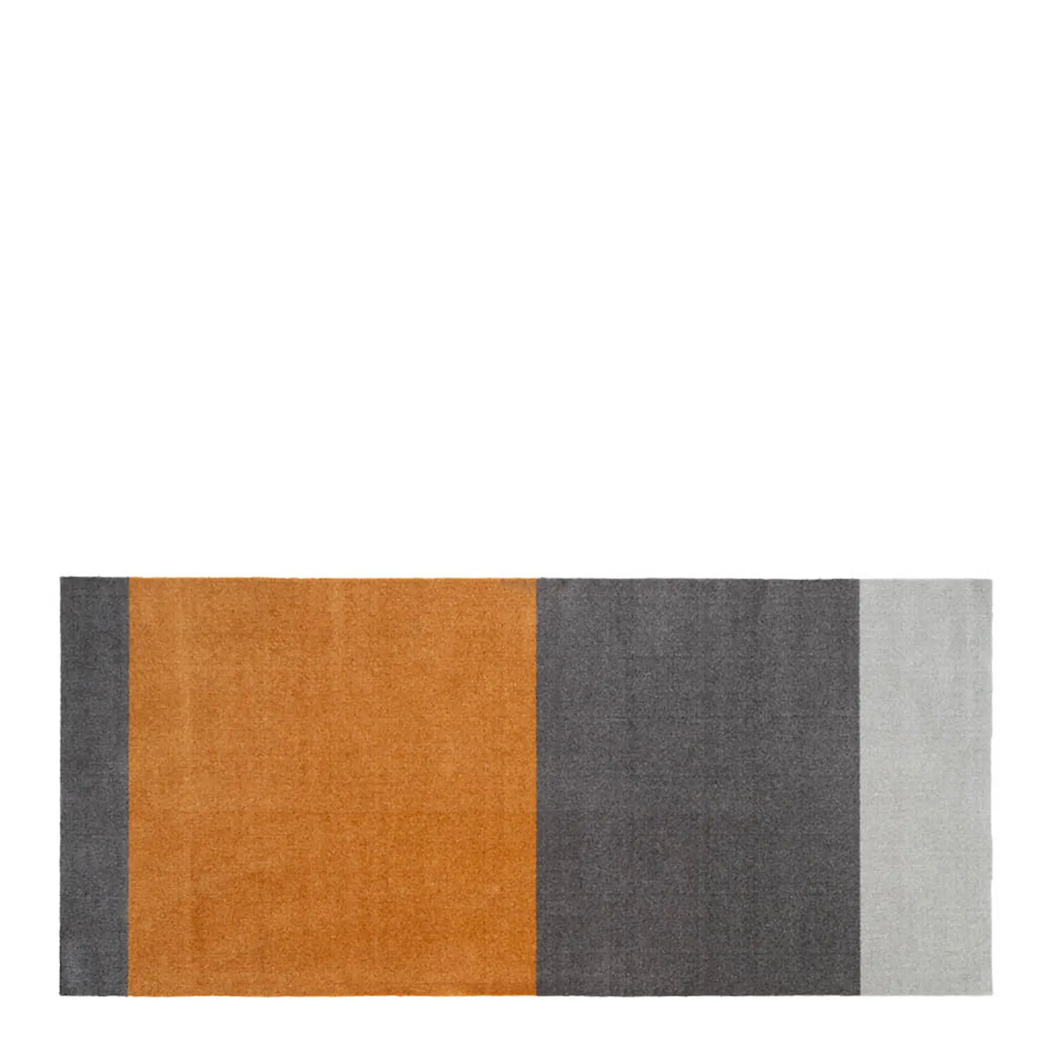 Tica Copenhagen Stripes Horizontally golvmatta 200x90 cm dijon/grå