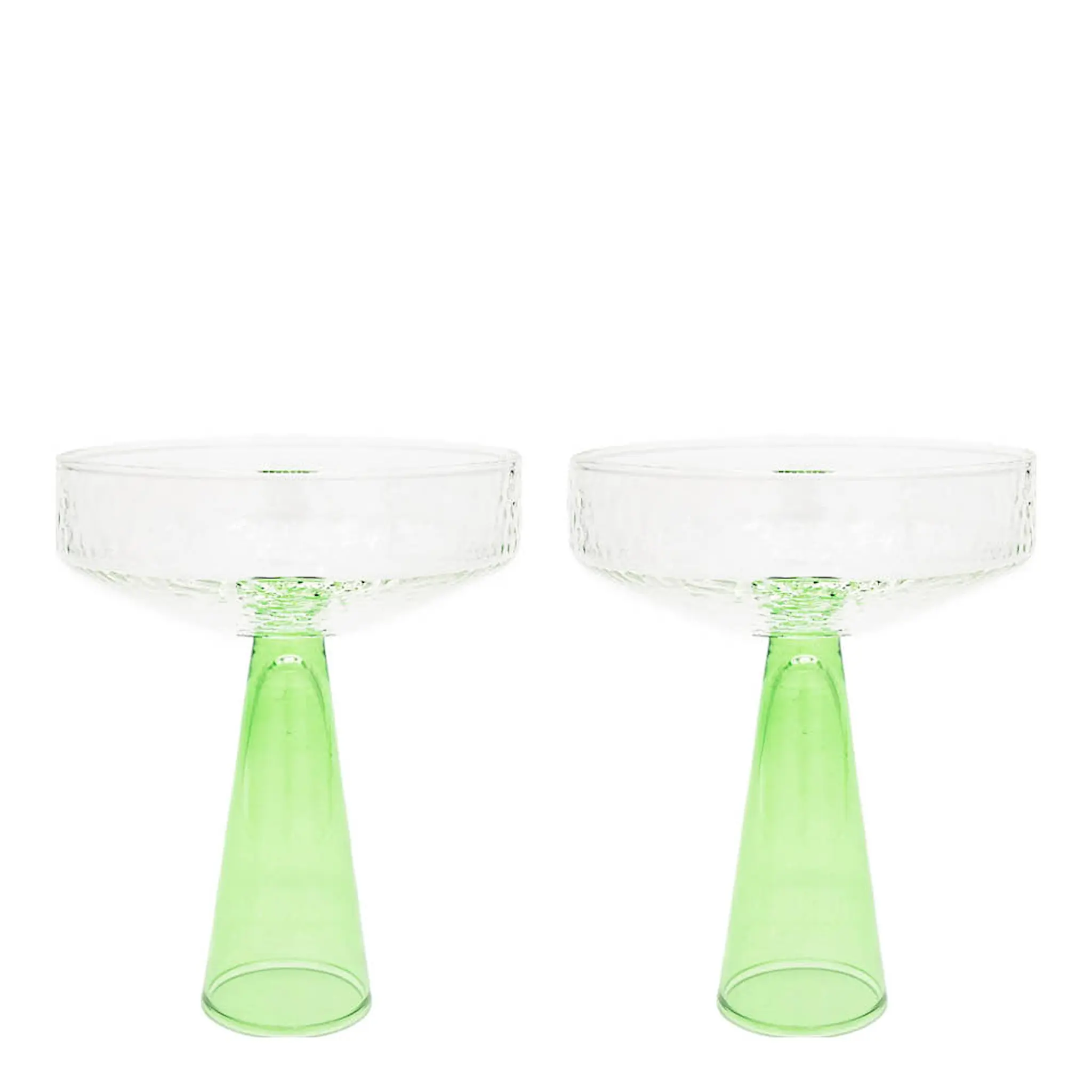 Brût Claude champagnekupa 25 cl 2-pack grön/klar