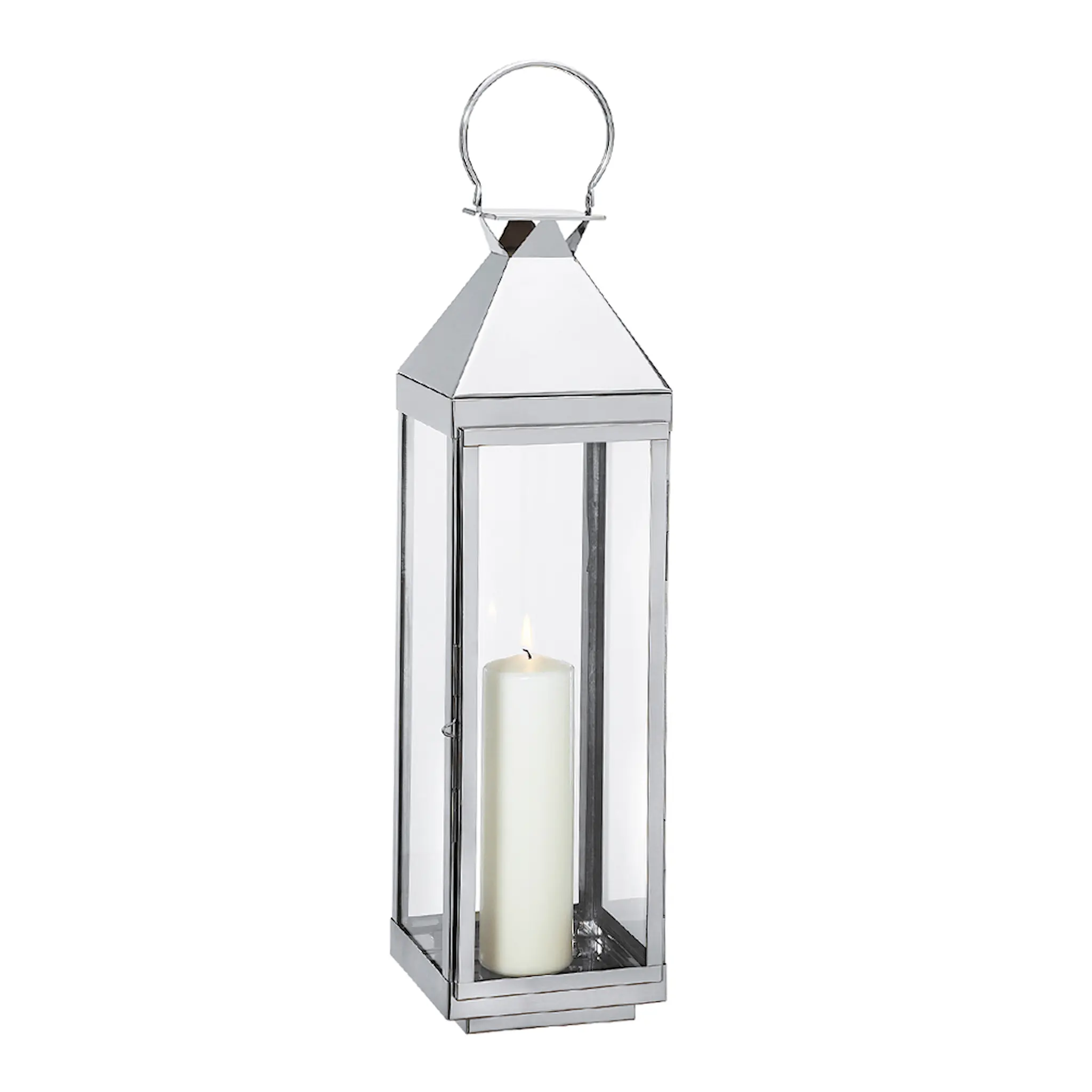 Cilio Villa Lykta 70 cm Silver