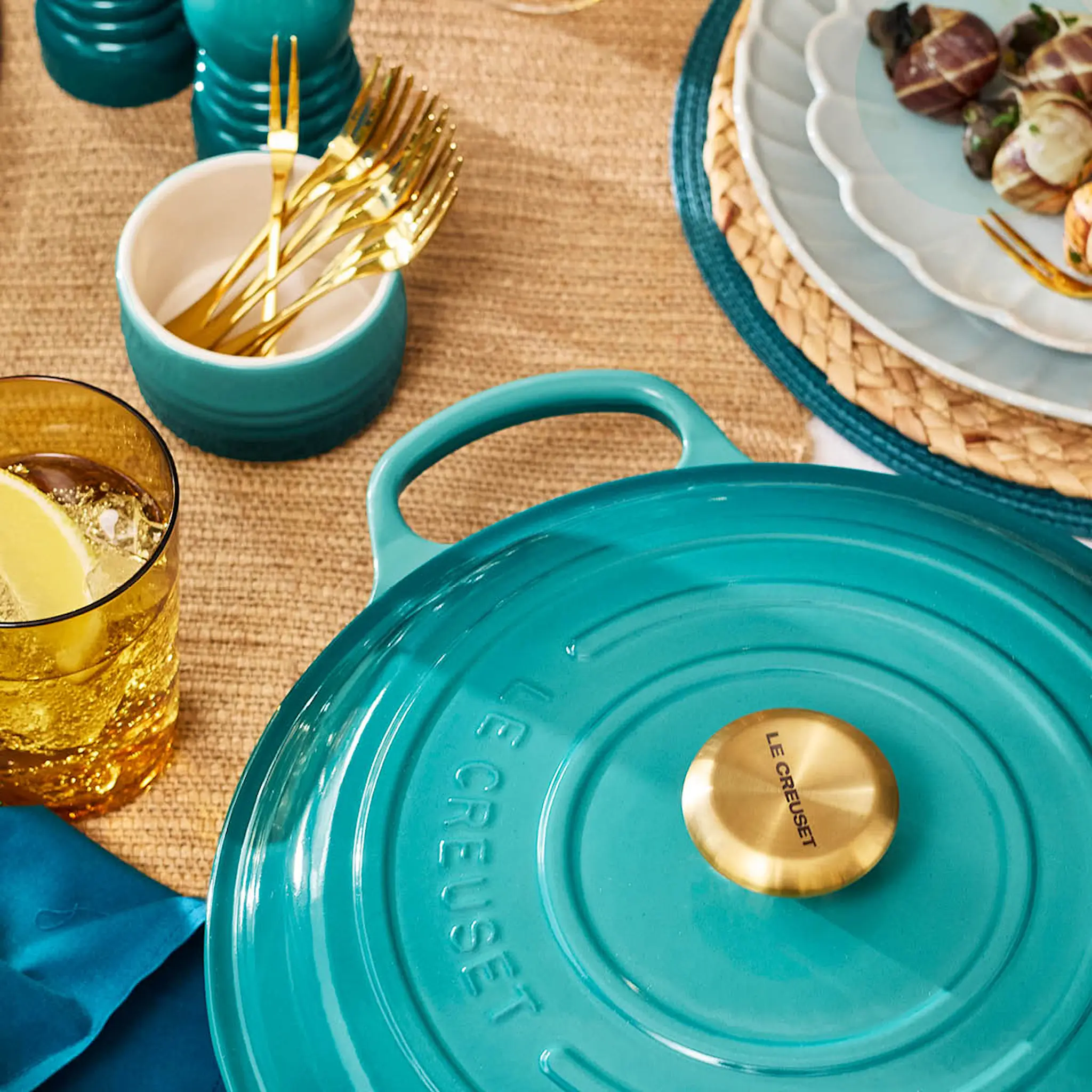 Le Creuset Stapelbar ramekin 8 cm 20 cl Bleu Riviera