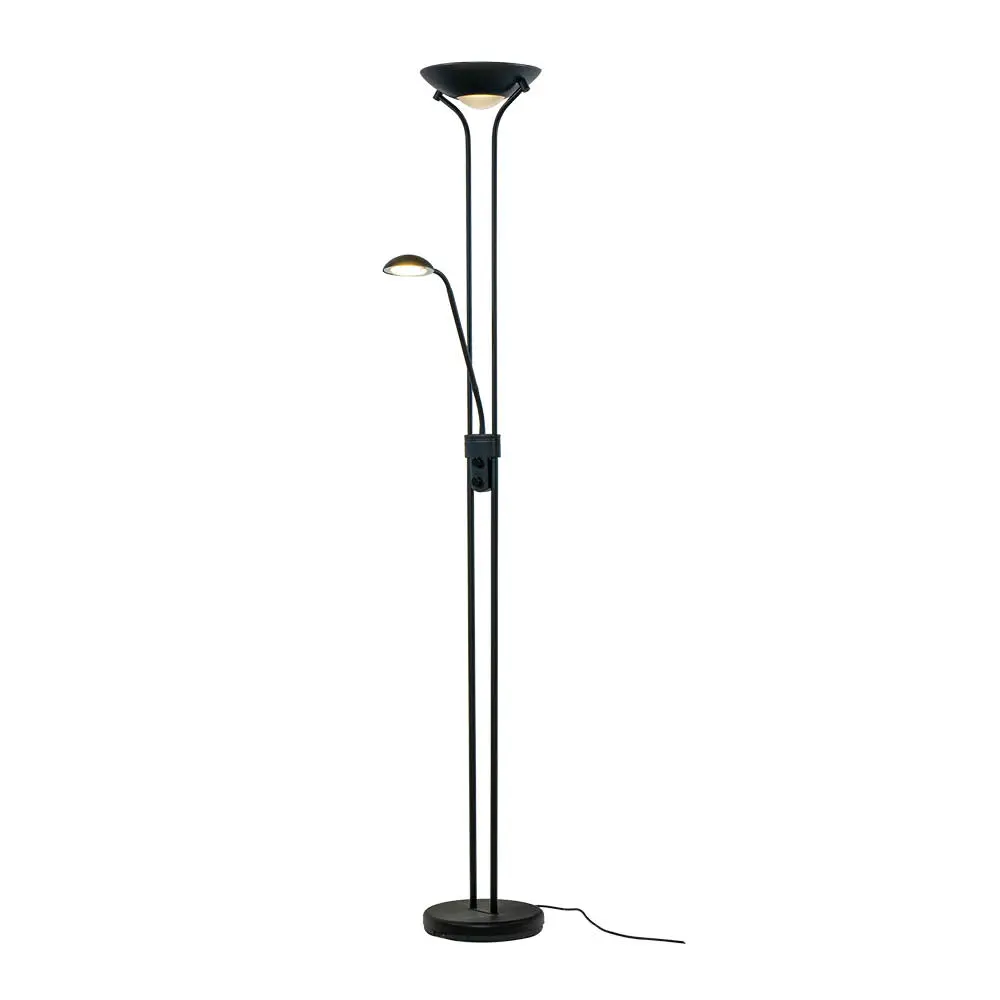 Nice uplight gulvlampe 179 cm svart
