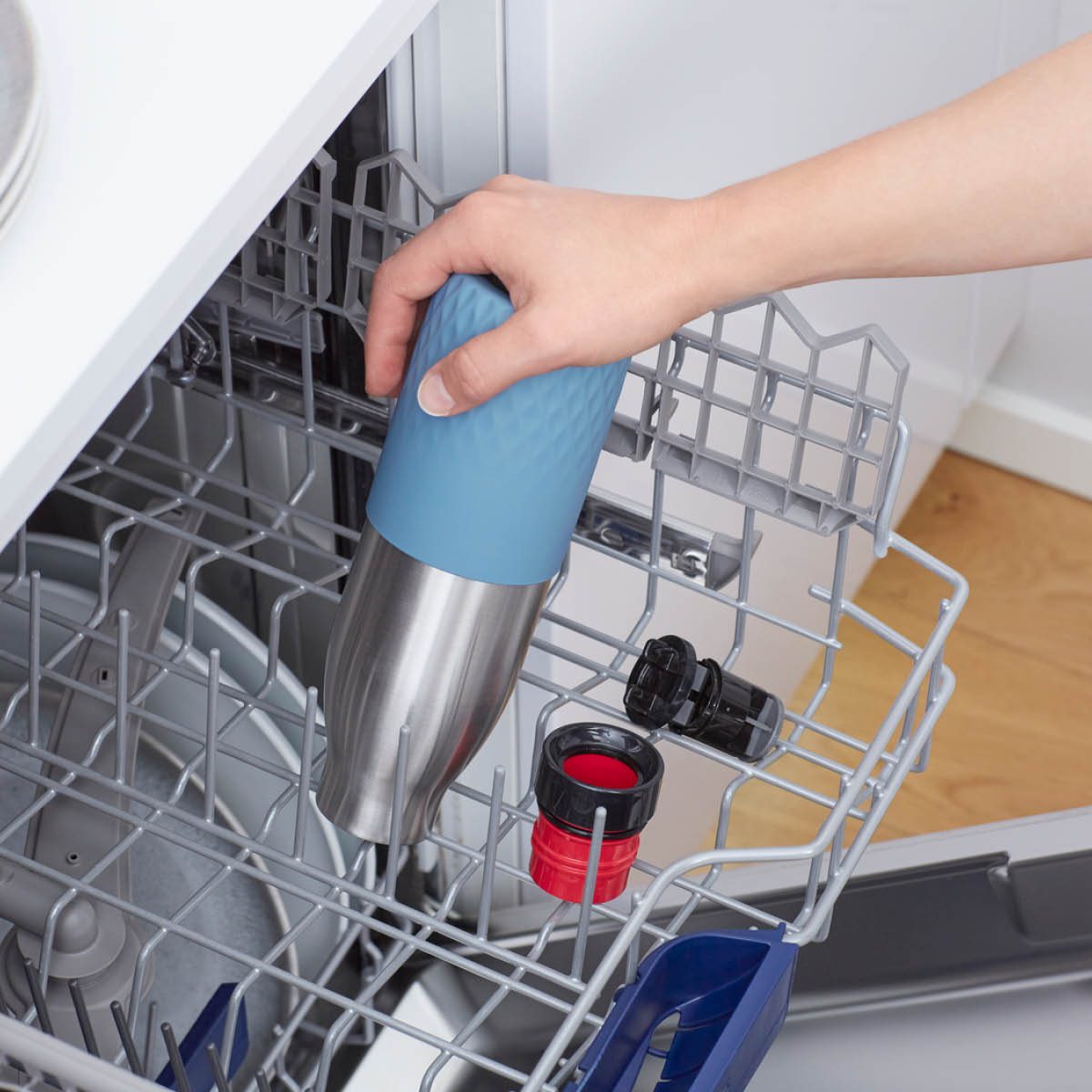 Tefal Bludrop Sleeve Dricksflaska 50 cl Blå/Silver