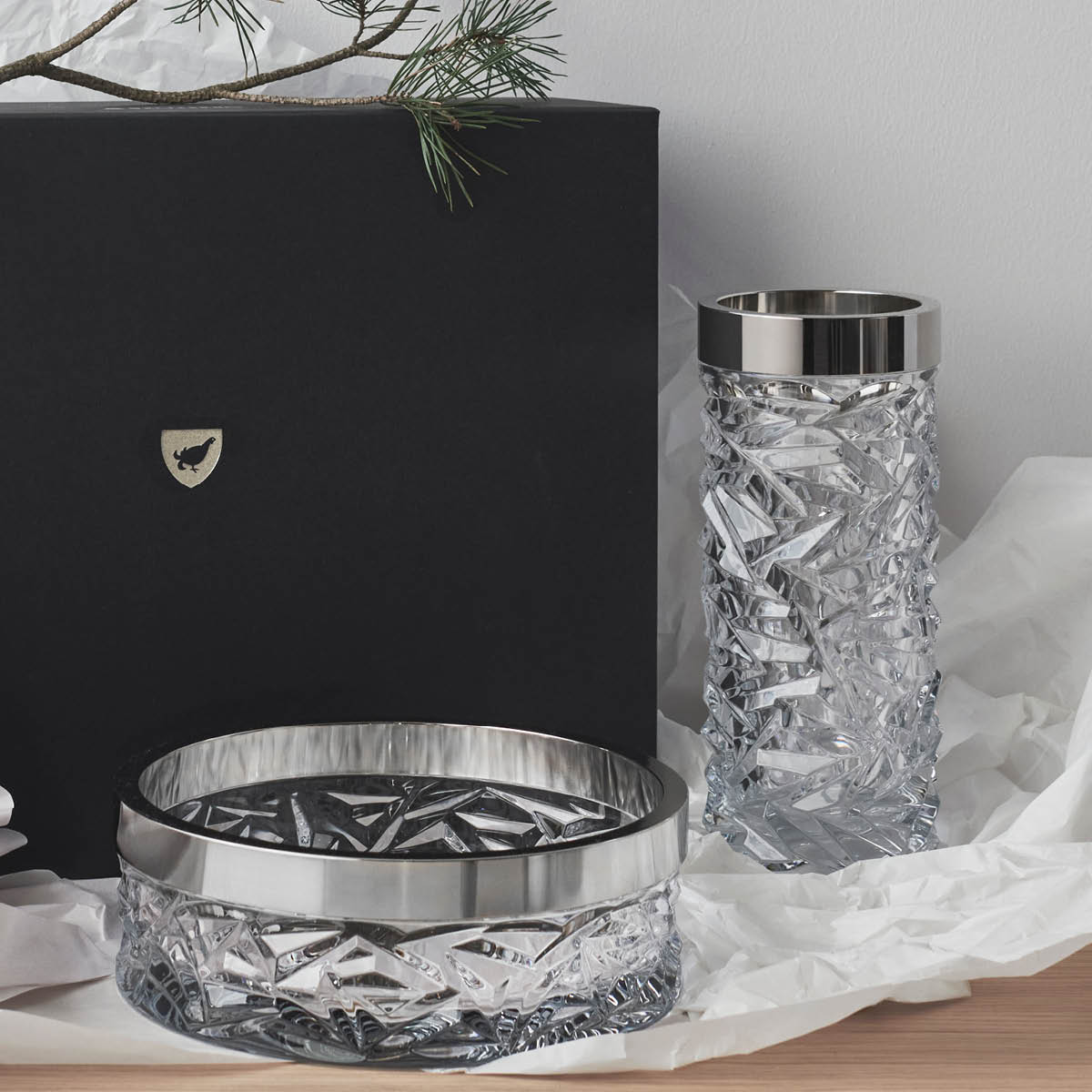 Orrefors Carat Maljakko 25 cm