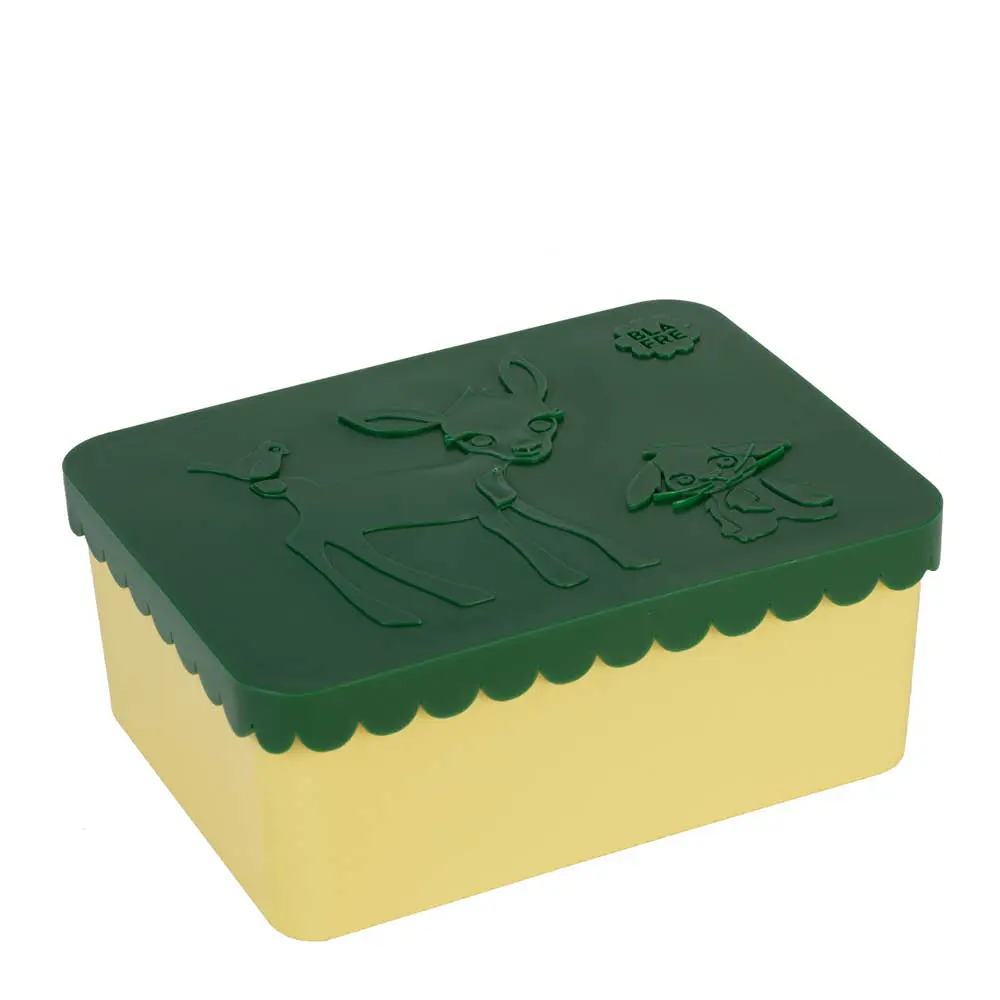 Peura Eväsrasia 1 lokero 6x11x14 cm Tummanvihreä/Vaaleankeltainen