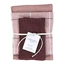 Gåvoset 2 kökshanddukar & 1 disktrasa raspberry