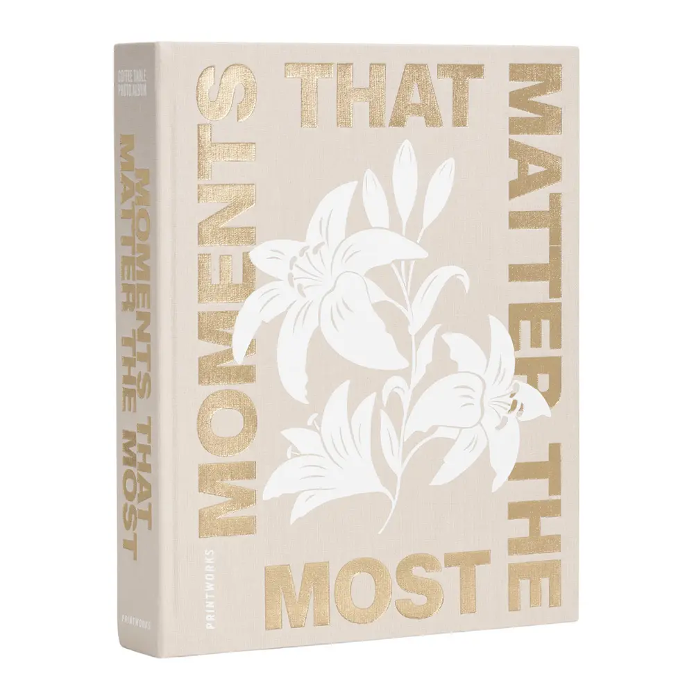 Valokuva-albumi Moments that matters the most Beige