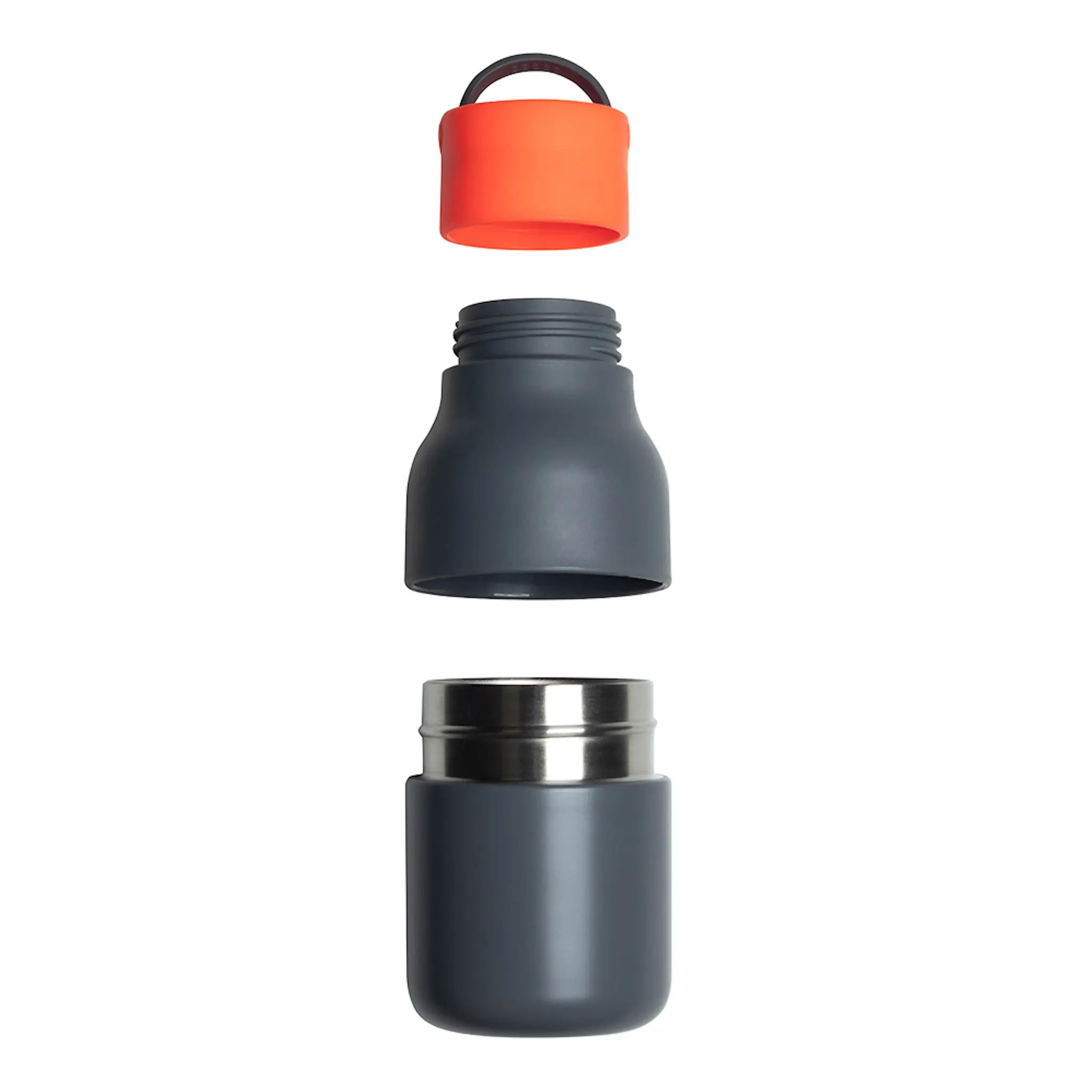 Lund London Active Bottle 25cl Grey & Coral