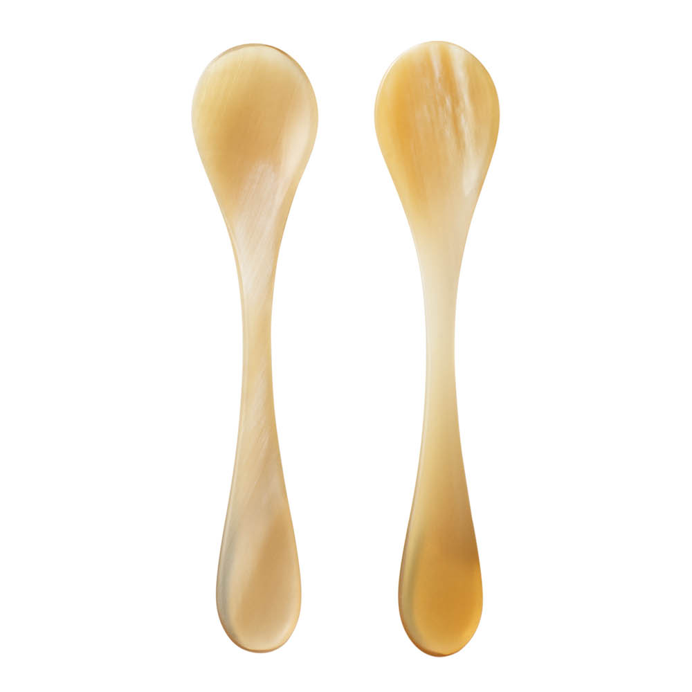 Georg Jensen - Indulgence Kaviaarilusikka 9,5 cm 2 kpl Sarvi