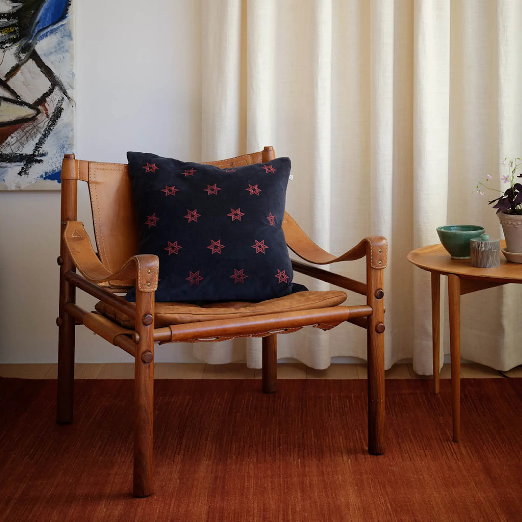 Chhatwal & Jonsson Star putetrekk velur 50x50 cm Sea Blue
