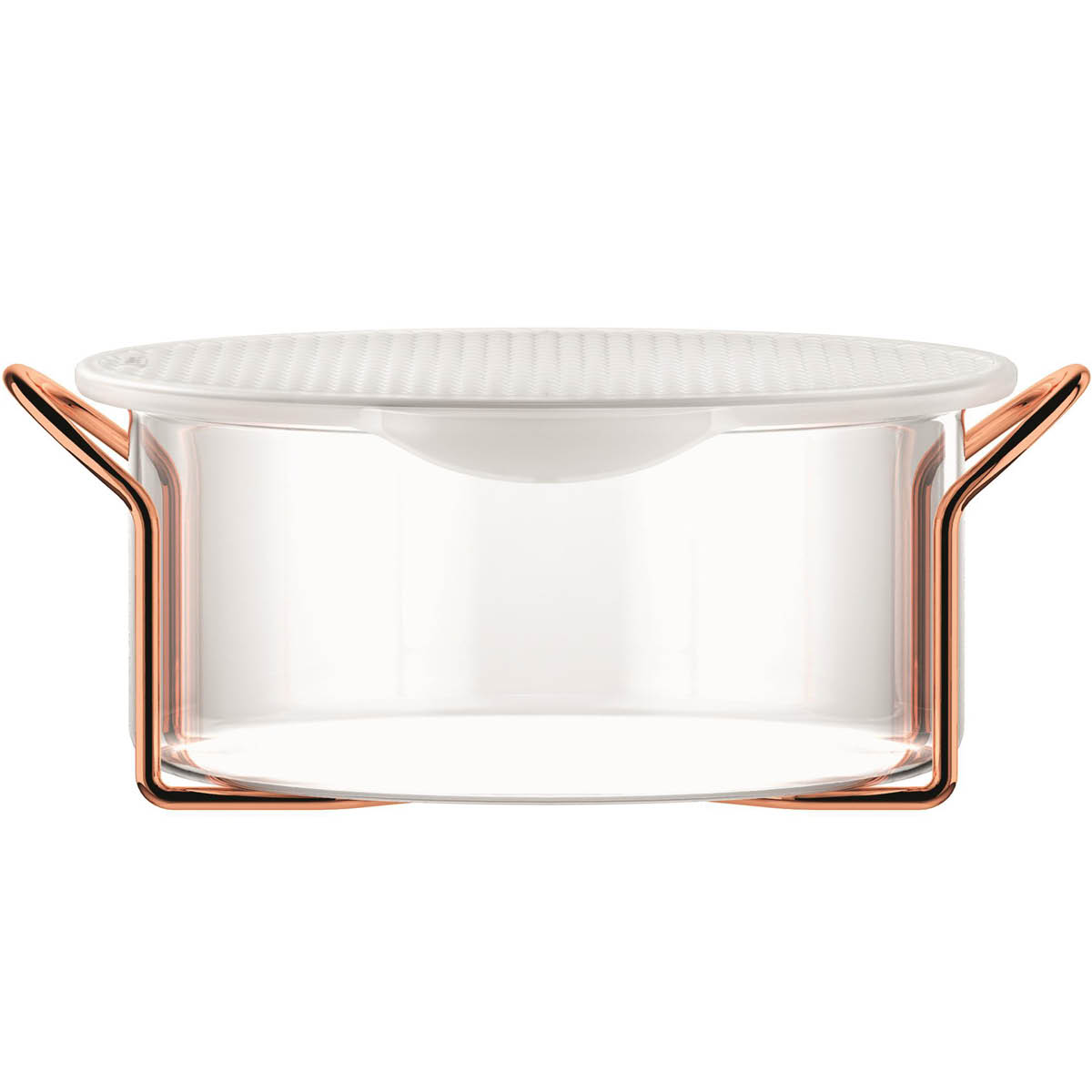 Bodum Hot Pot Set Glasskål Med Stålstativ Och Silikonlock 2,5L