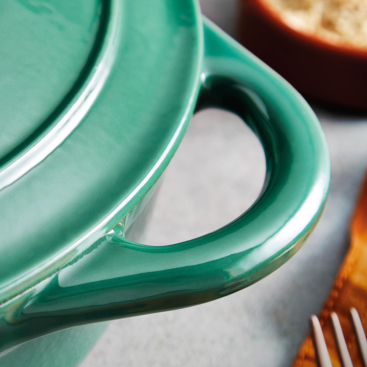 Barbary&Oak Lav støpejernsgryte 28 cm 2,5L grønn