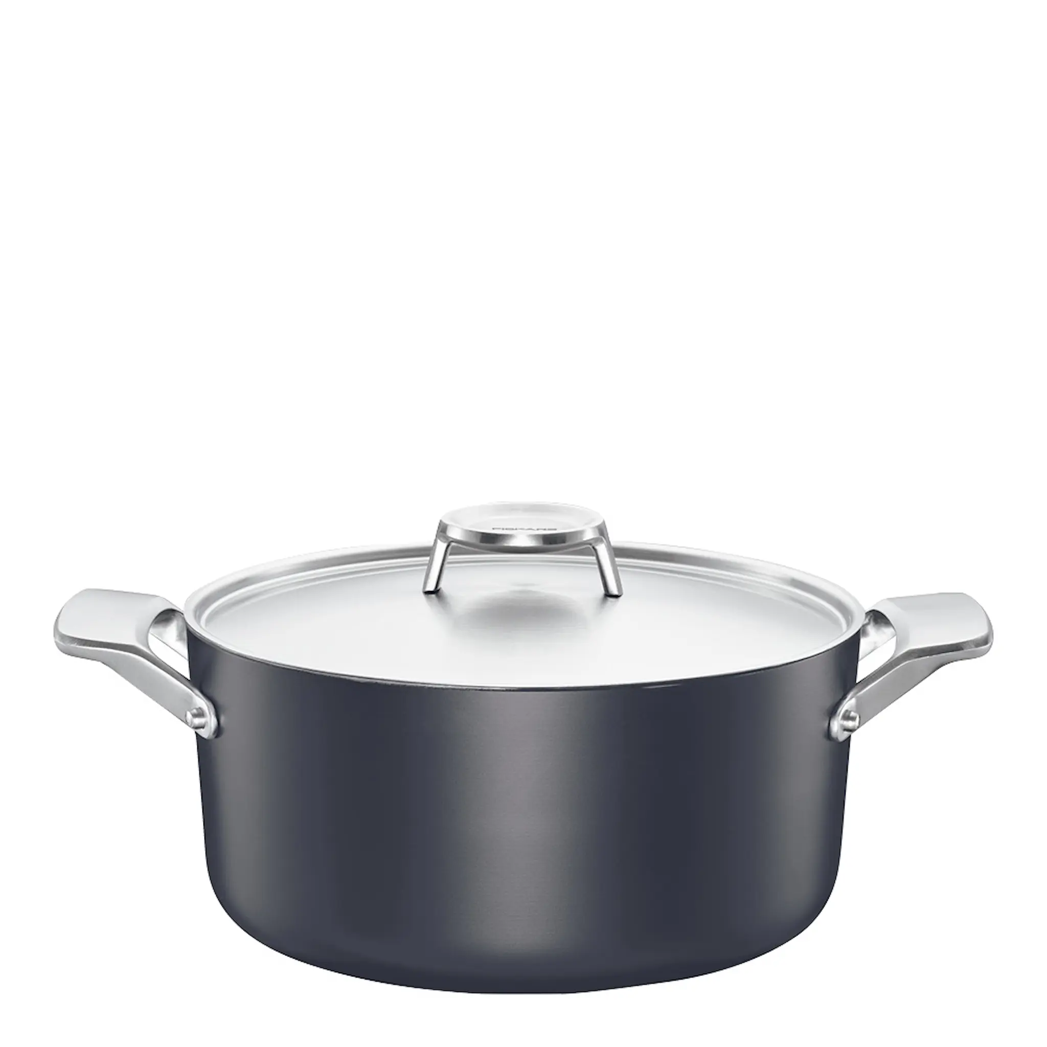 Fiskars Taiten Gryta med lock 3,5 L Svart