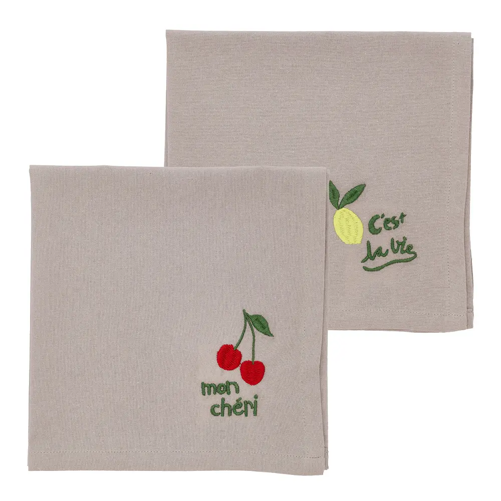 Bistro Lautasliina 40x40 cm 2 kpl Vihreä