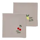 Bistro tygservett 40x40 cm 2-pack grön