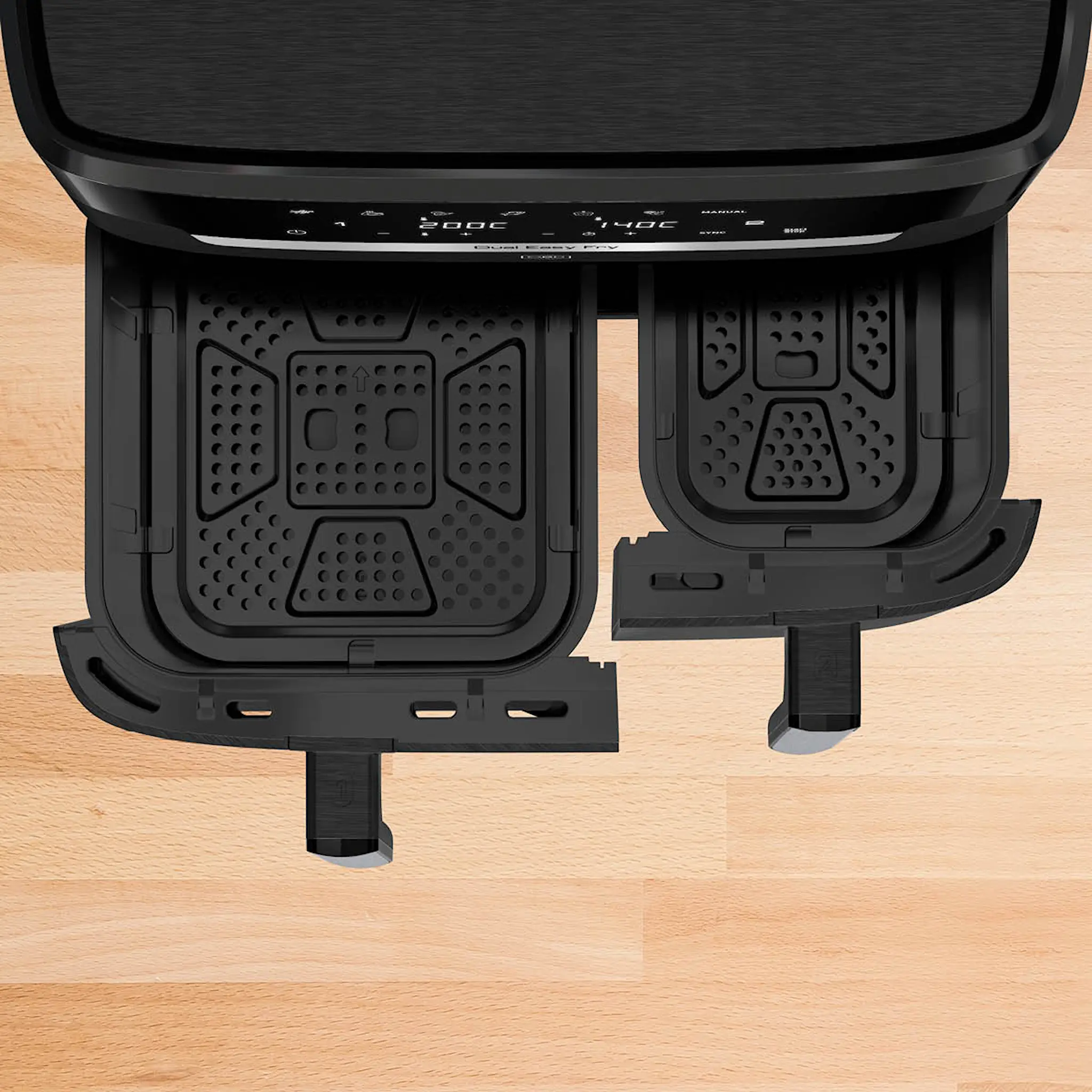 OBH Nordica Dual Easy-rasvakeitin XXL 11 L musta