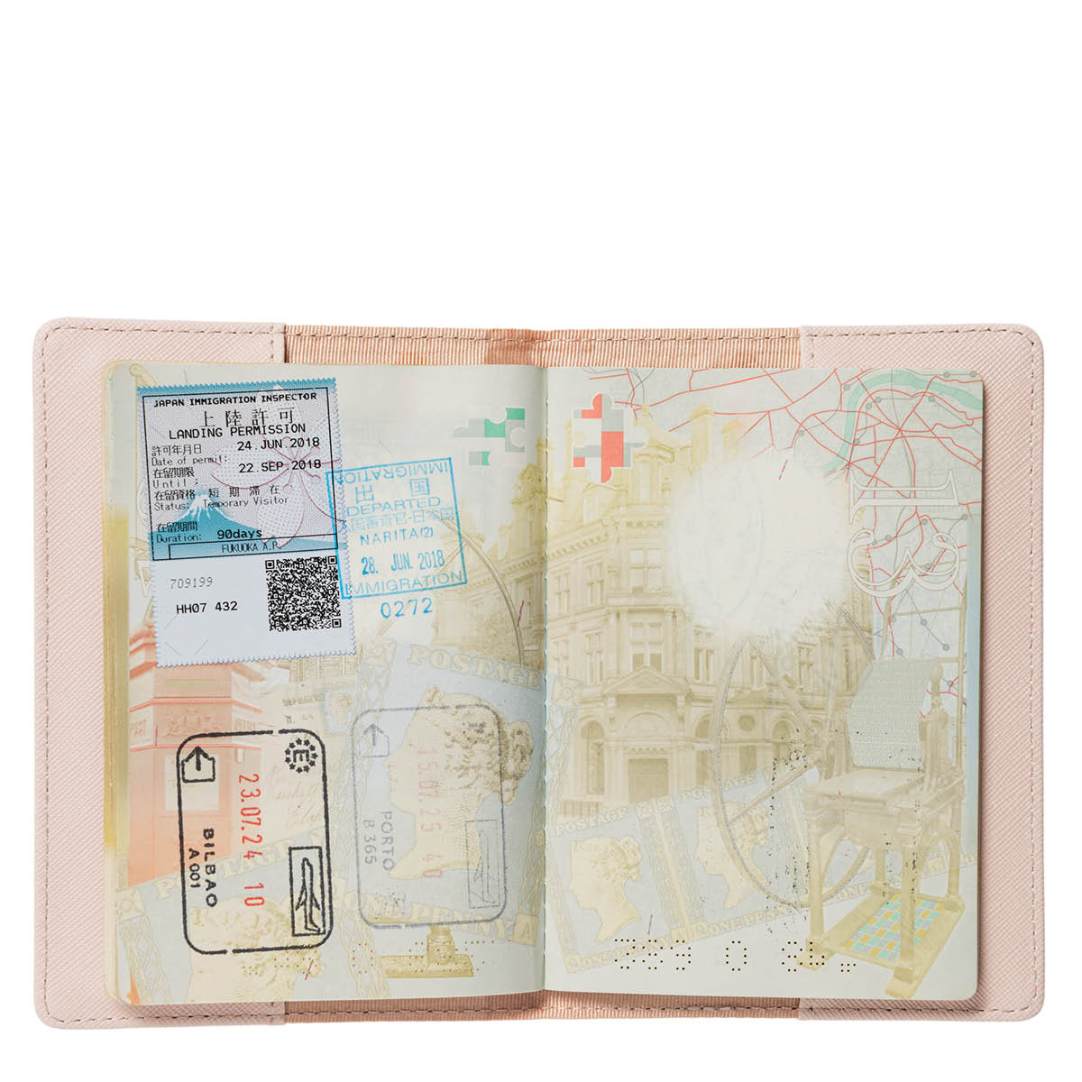 Moomin Arabia Mumin passfodral 15x10 cm Redo för semester