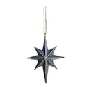 Serafina juldekoration julstjärna 12,2 cm antiksilver