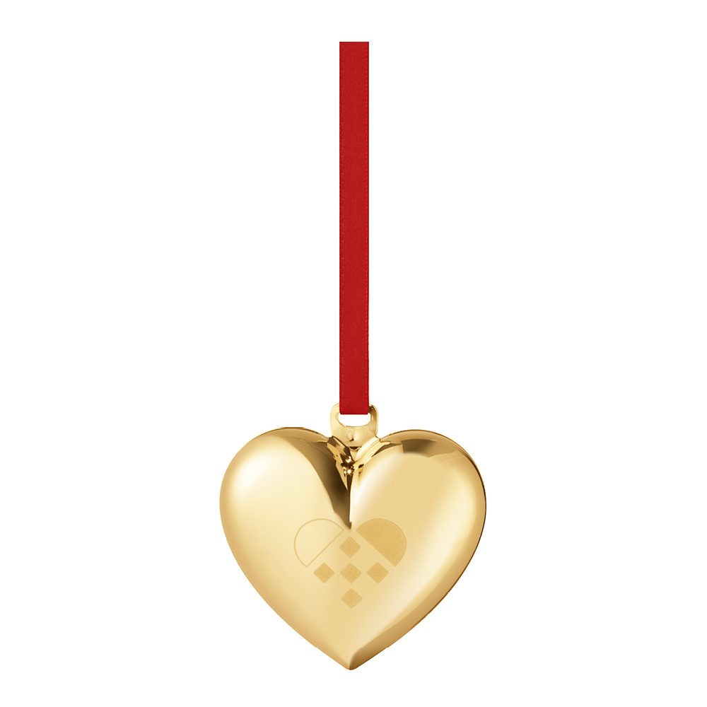 Georg Jensen Jul 2025 julehjerte messing