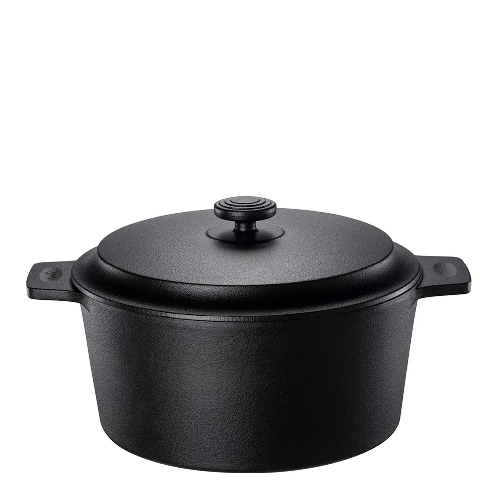 Moi støpejernsgryte 4,4L svart
