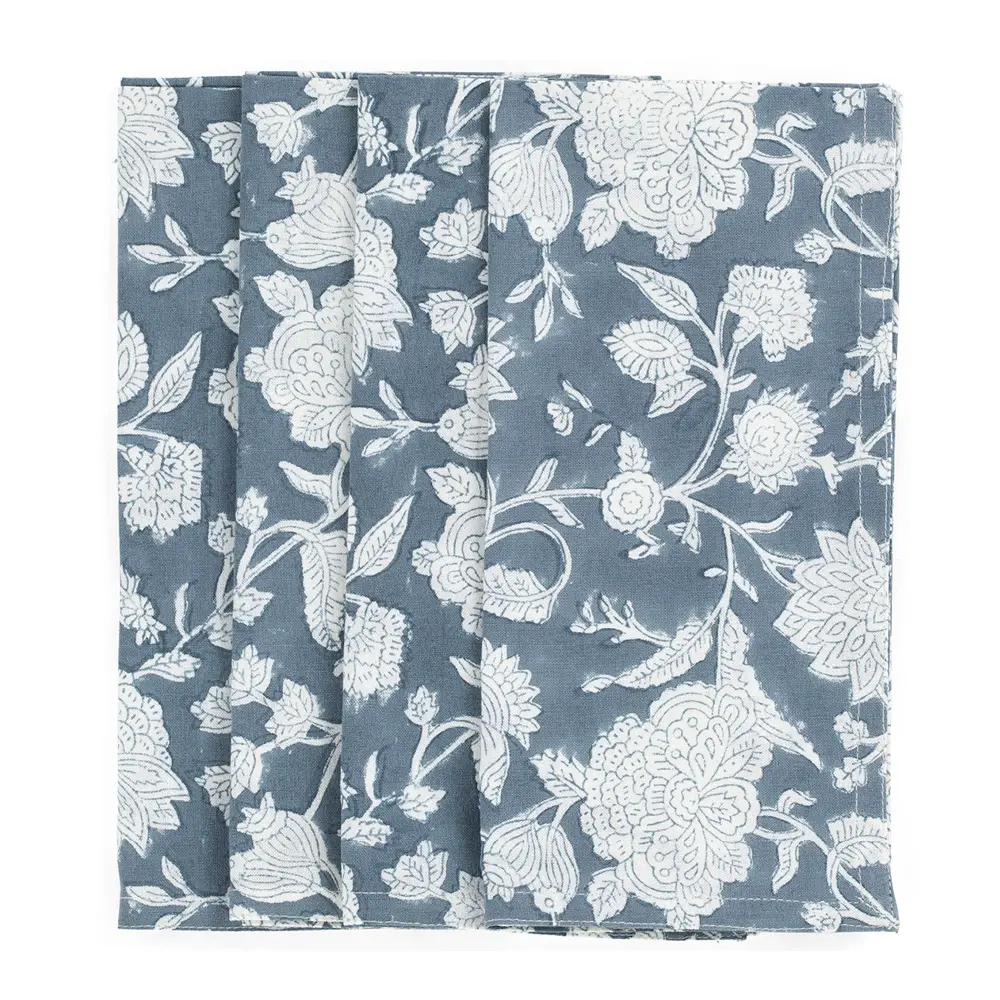 Indian Rose Lautasliina 50x50 cm 4 kpl True Navy