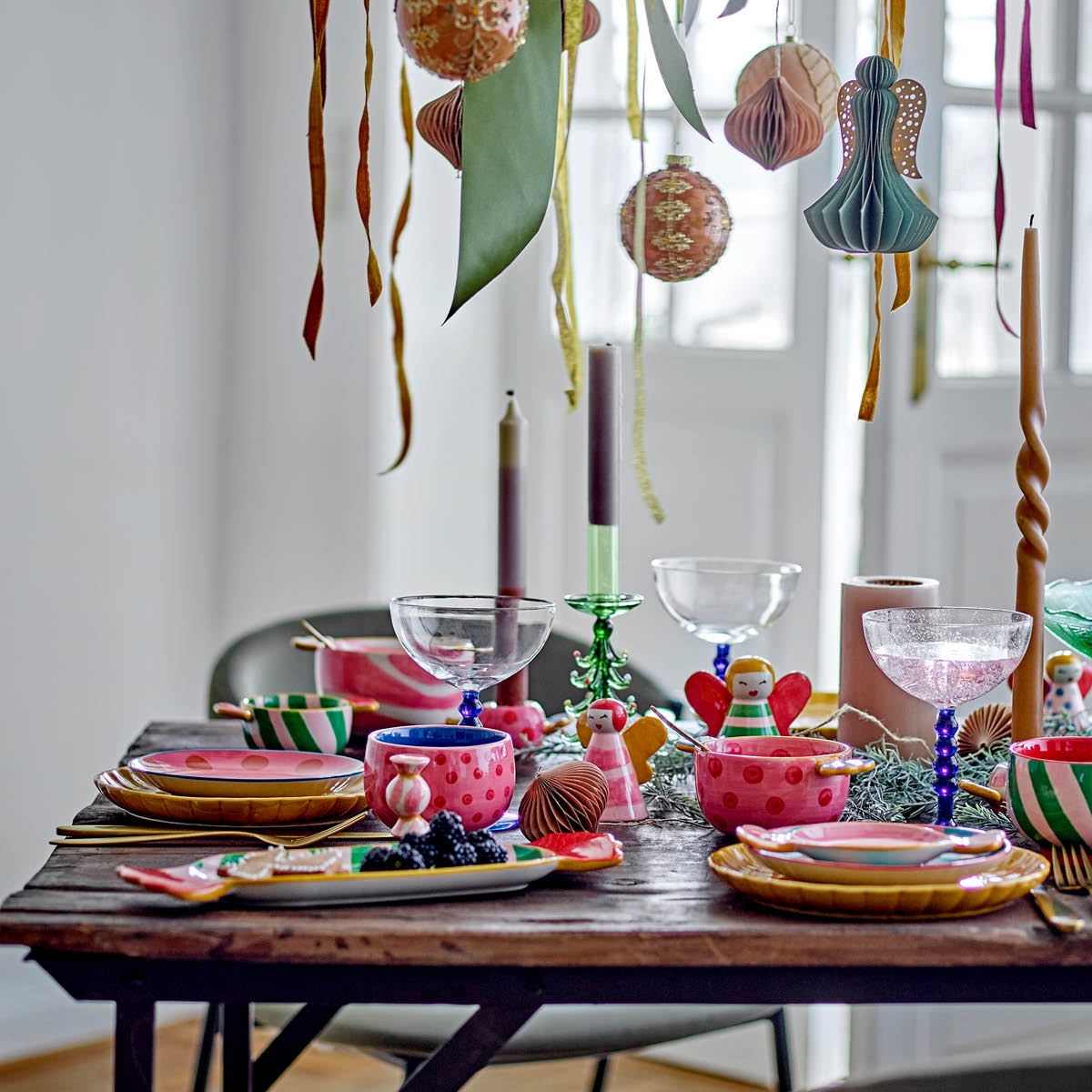 Bloomingville Caramella tallerken 16 cm 2 stk rosa