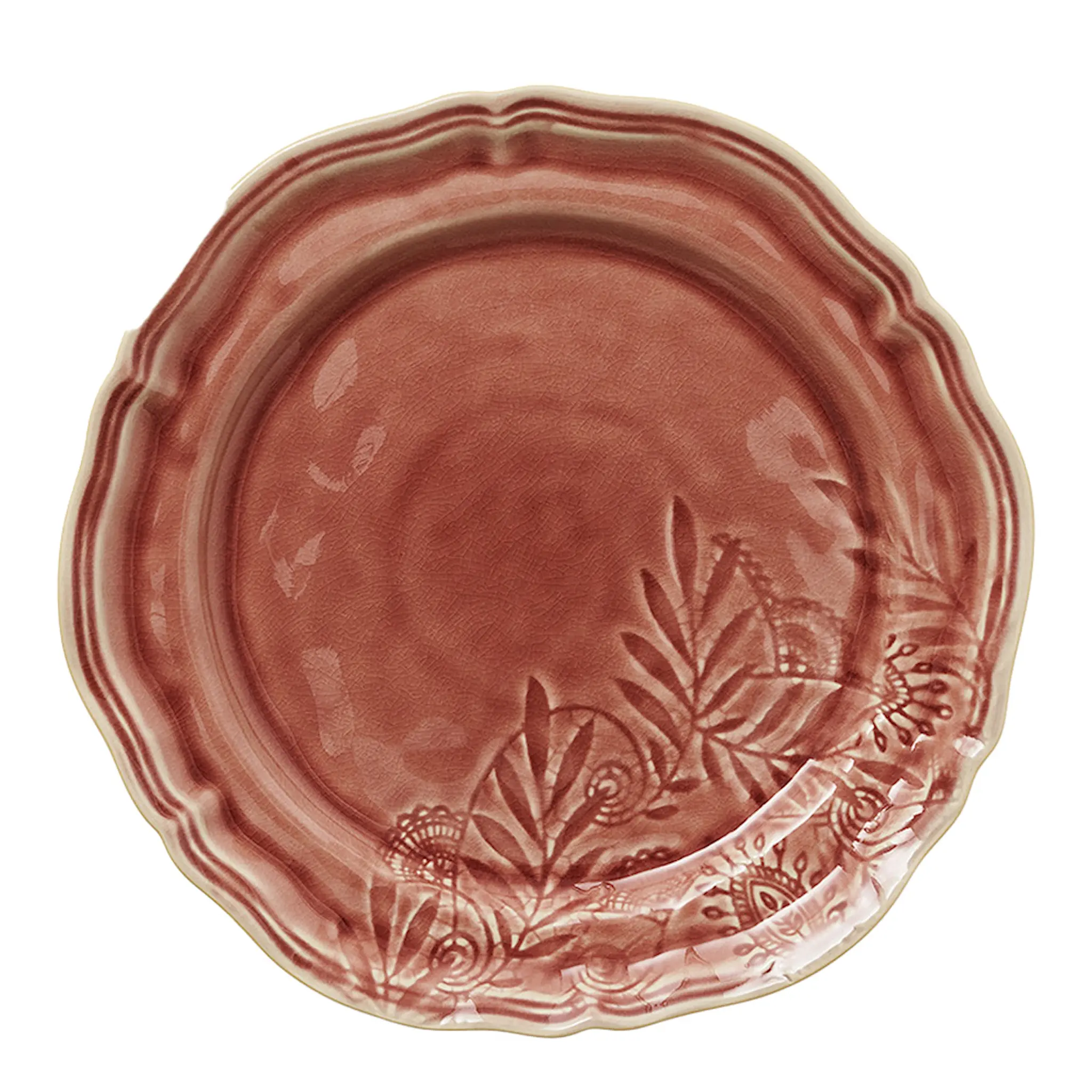 Sthål Arabesque tallrik 28 cm old rose
