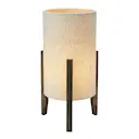 Eruca bordslampa 39 cm brunbetsad/beige textil