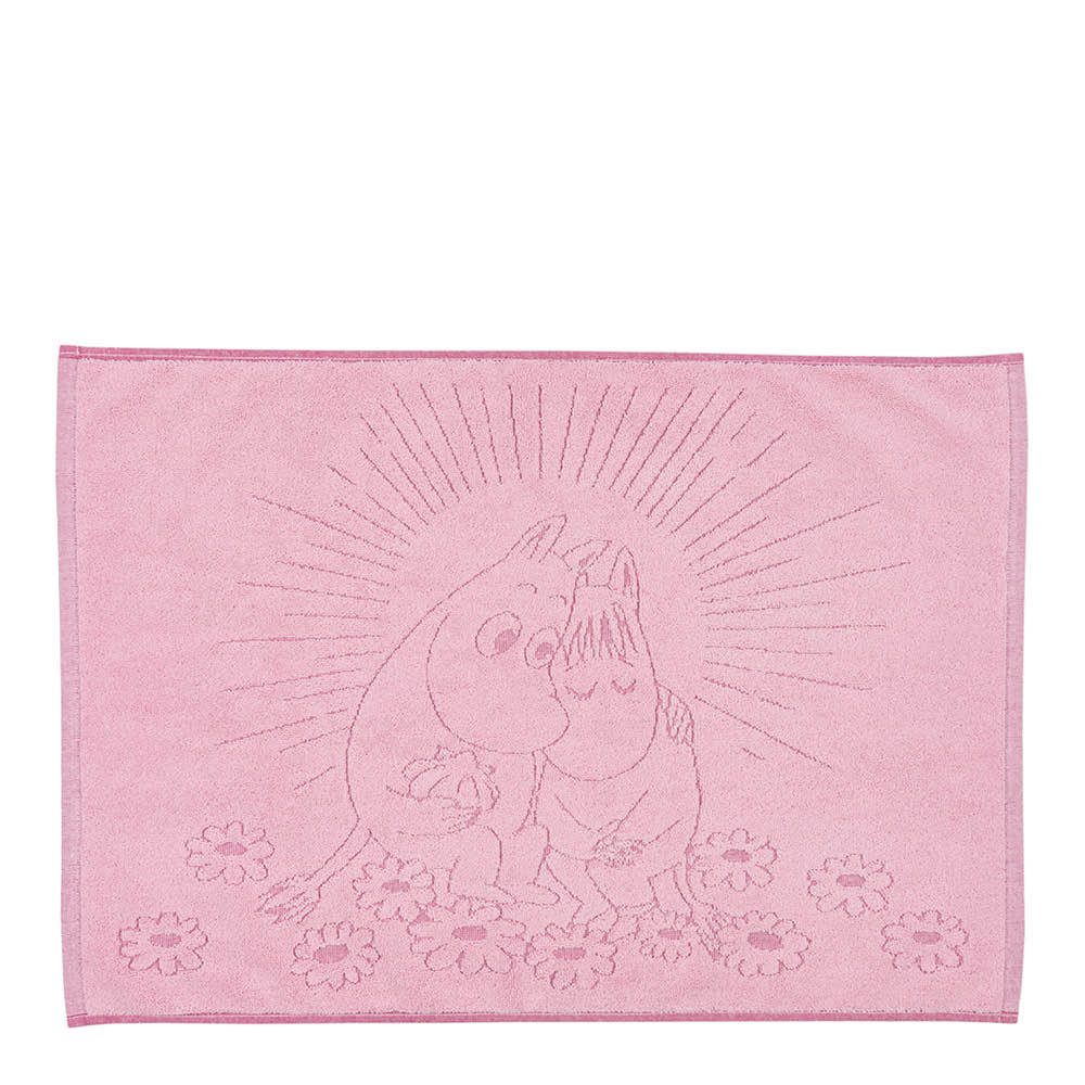 Moomin Arabia - Muumi Kylpyhuoneen matto 50x70 cm Sydänkäpyset