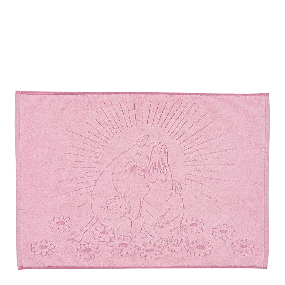 Muumi Kylpyhuoneen matto 50x70 cm Sydänkäpyset