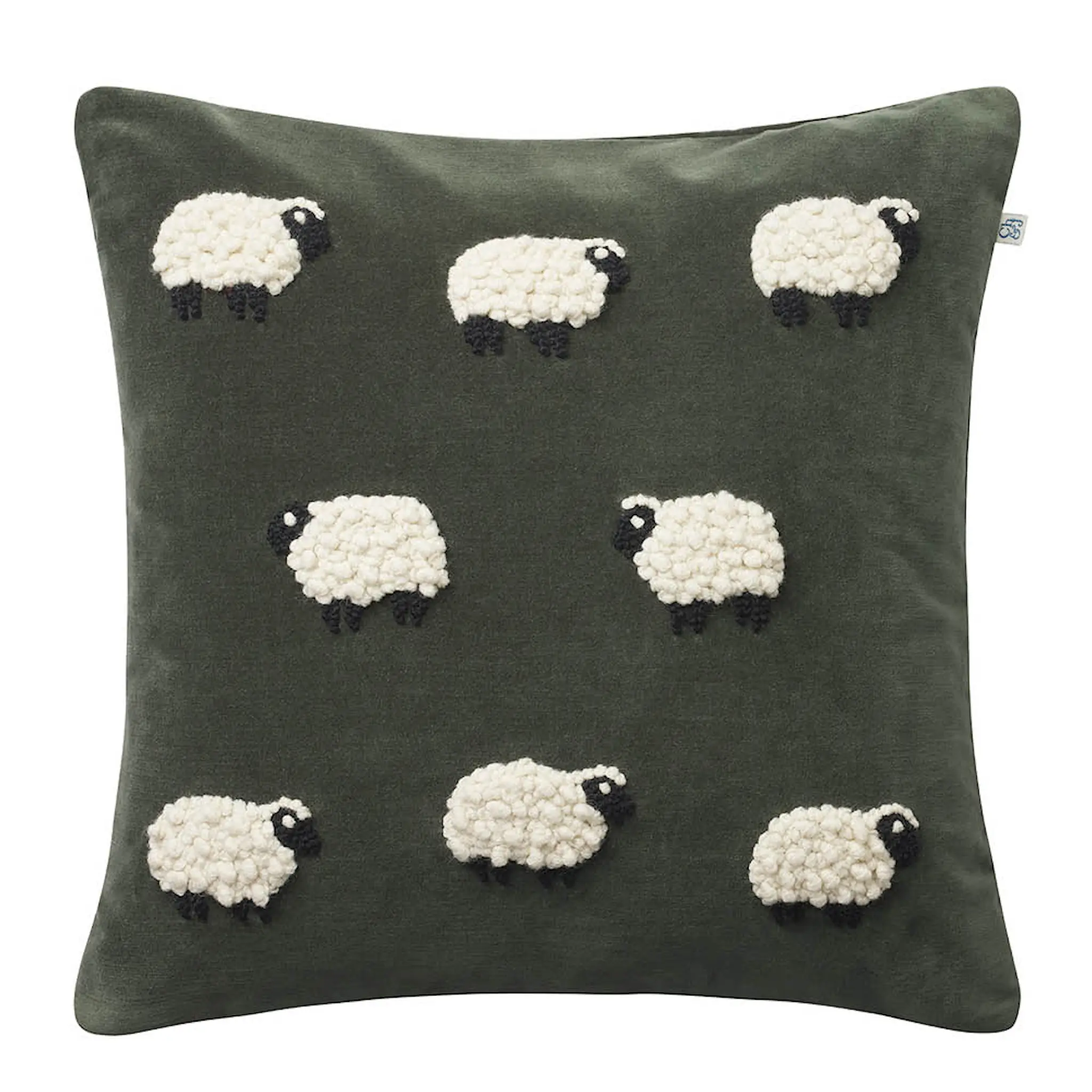 Chhatwal & Jonsson Sheep putetrekk velur 50x50 cm Forest Green