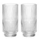 Dricksglas räfflat hög 49 cl 2-pack