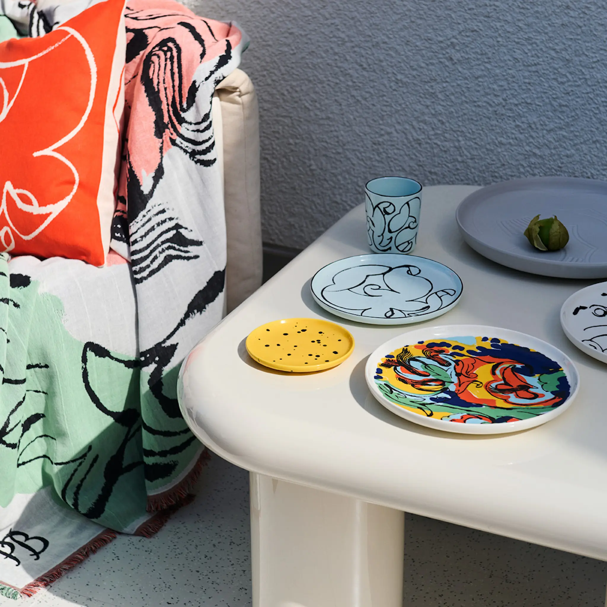 Marimekko Vildmo tallrik 32 cm vit