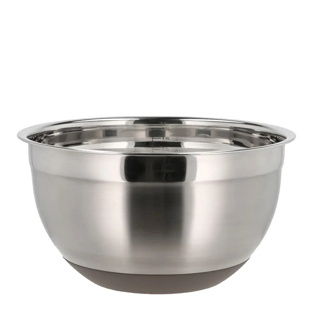 Miksebolle m/silikonbunn 5L latte