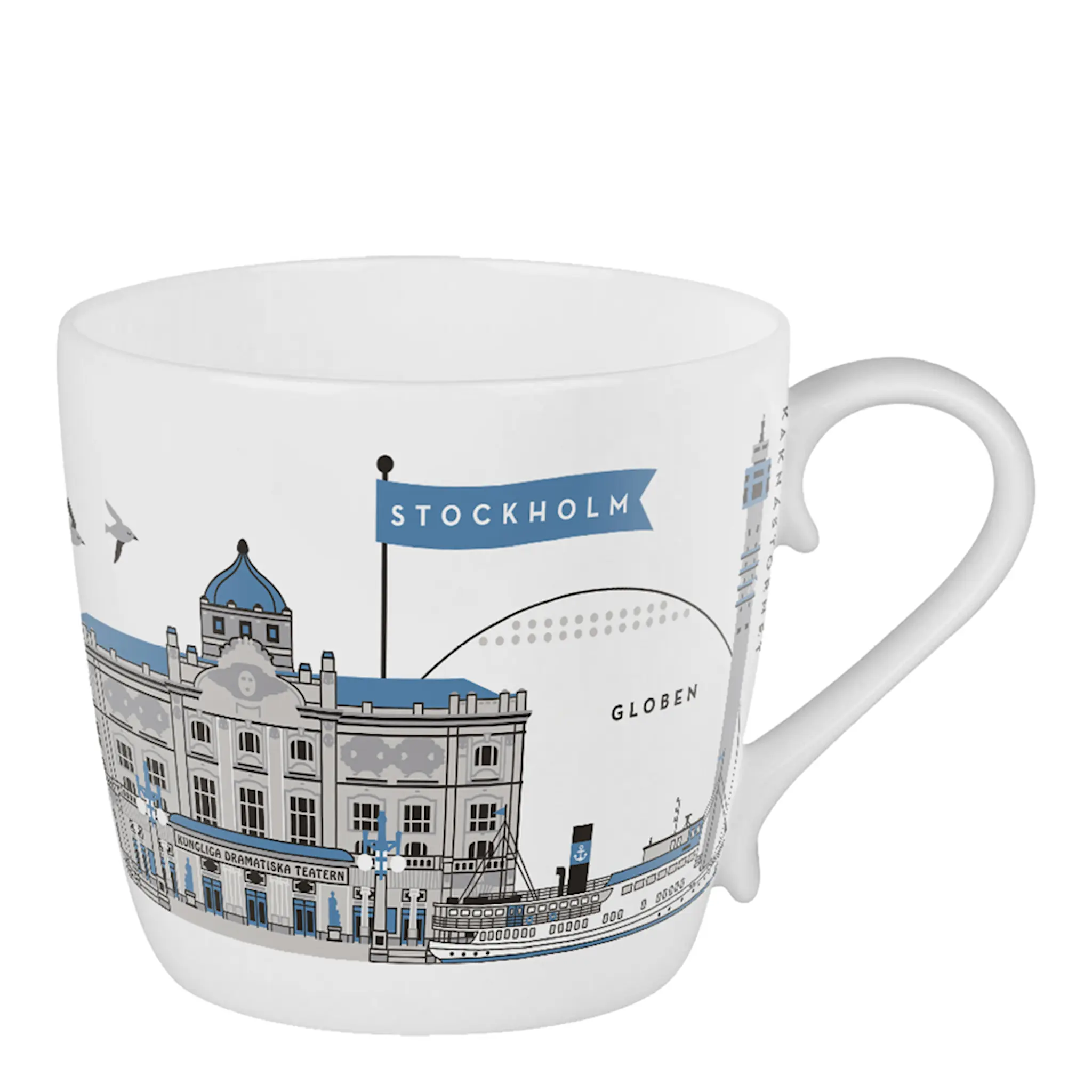 Citronelles Stockholm Mugg 30 cl Blå