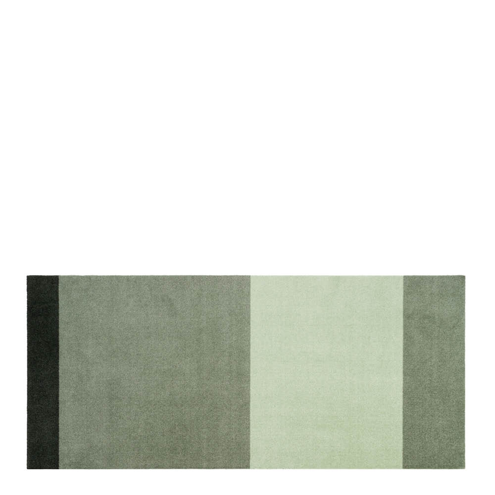 Tica Copenhagen - Stripes Horizontally Matto 200x90 cm Vihreä