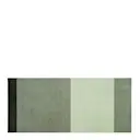 Stripes Horizontally golvmatta 200x90 cm grön