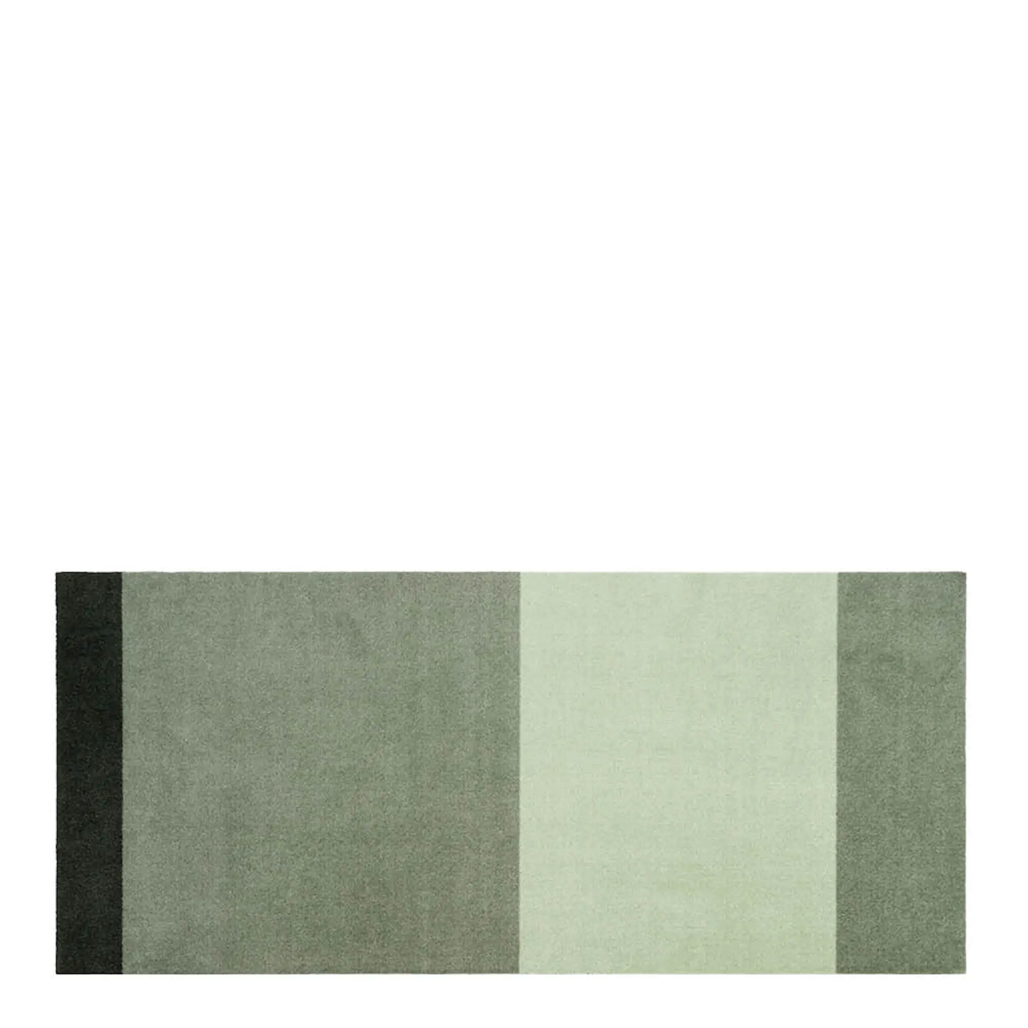 Tica Copenhagen Stripes Horizontally golvmatta 200x90 cm grön