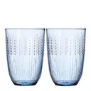 Swedish Grace glas 37 cl 2-pack blå
