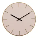 Powder väggklocka 28 cm rosa med svart visare