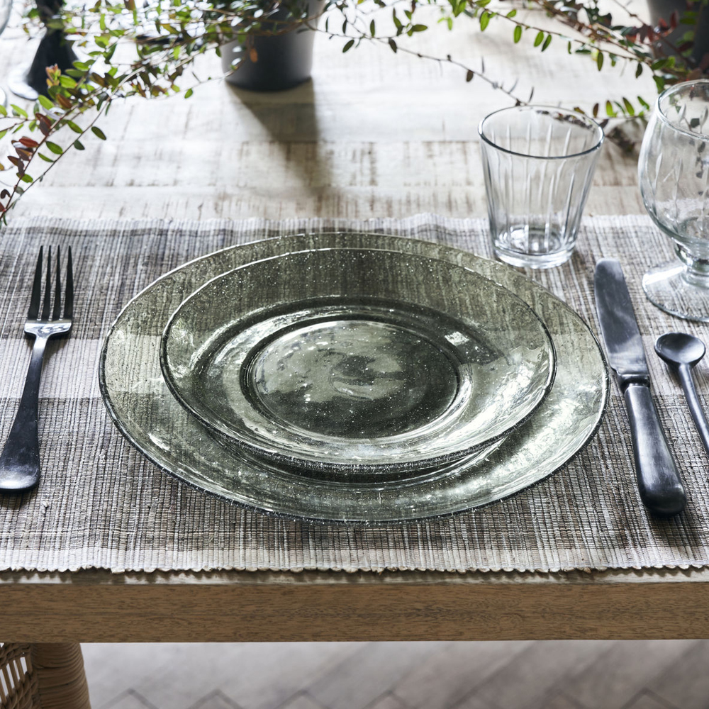 House Doctor Rain tallerken 21 cm 2 stk grønn