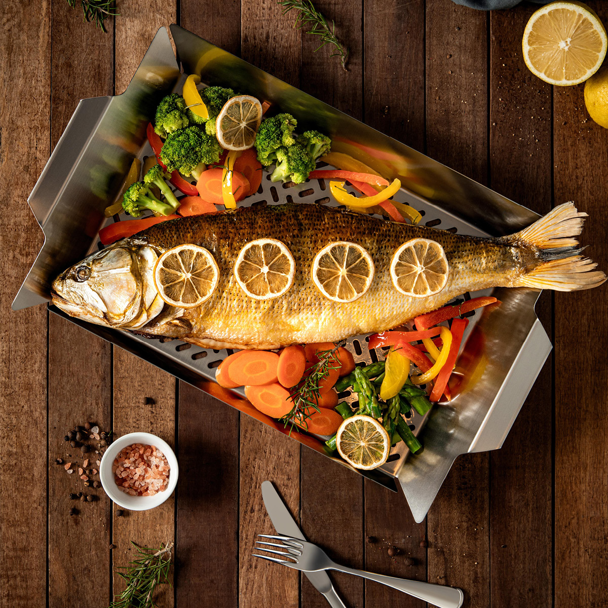 Tramontina BBQ by Hellstrøm Grillitarjotin 48x32 cm