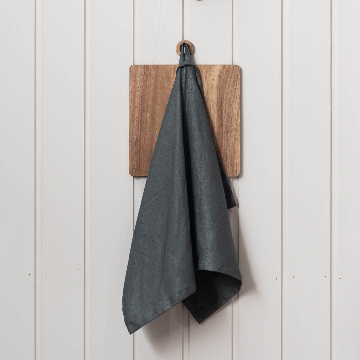 Fanni K Pellava kökshandduk 45x70 cm granit