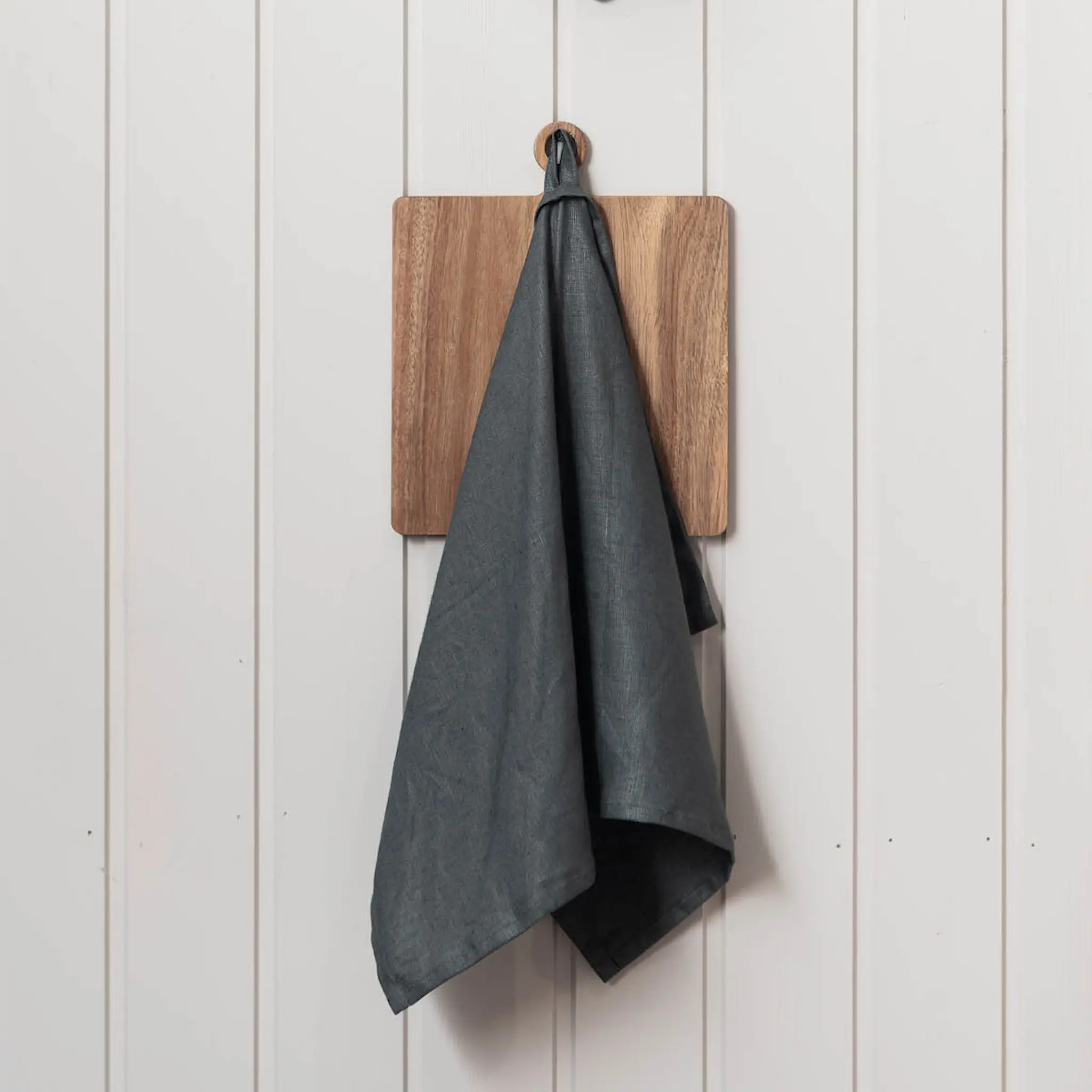 Fanni K Pellava kökshandduk 45x70 cm granit