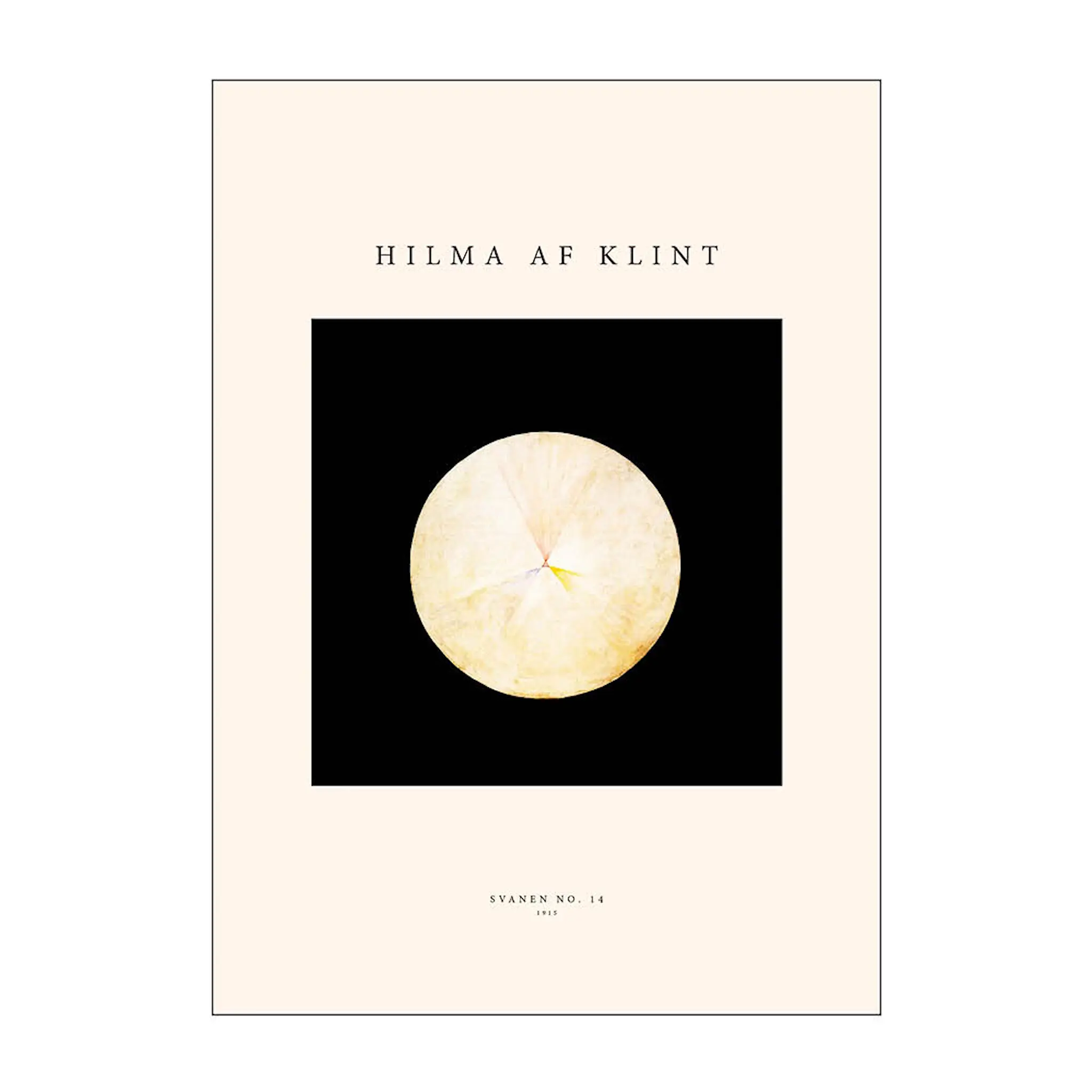 Poster & Frame Hilma af Klint poster 50x70 cm svanen no. 14