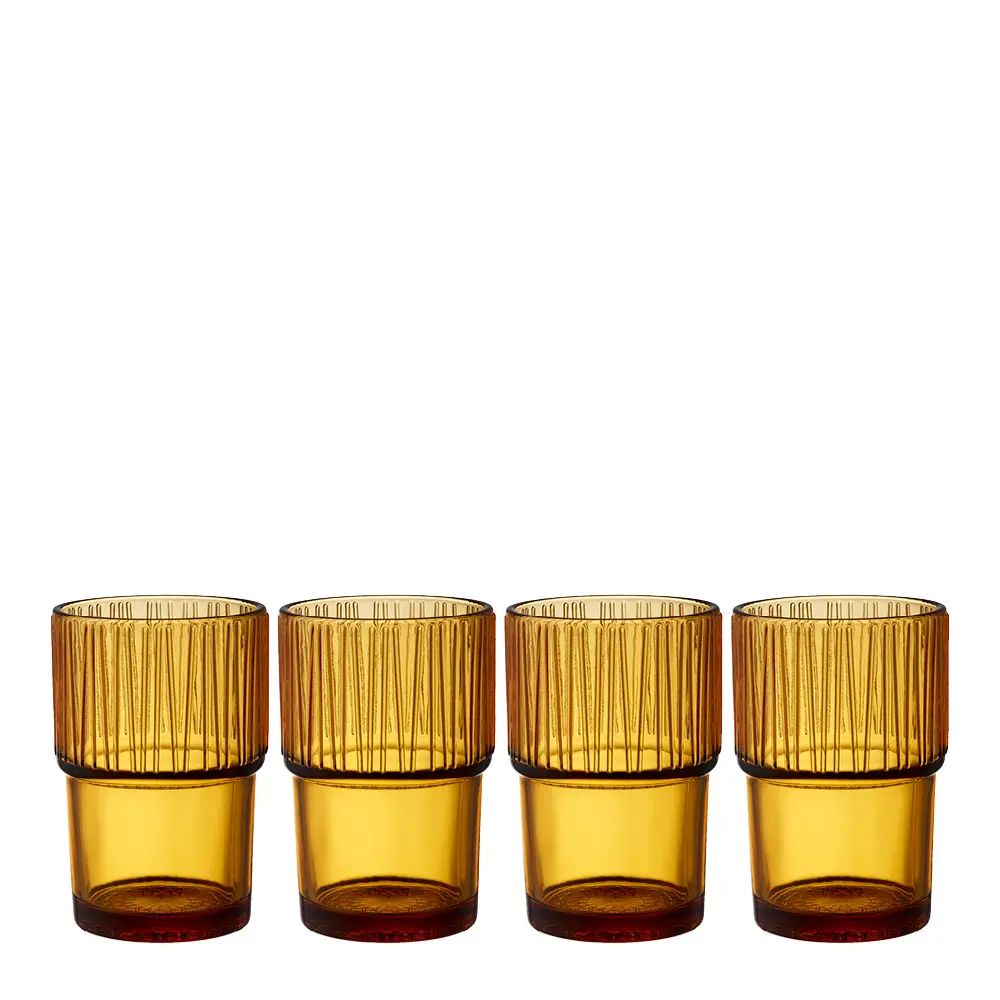 Kusintha kaffeglass 38 cl 4 stk amber